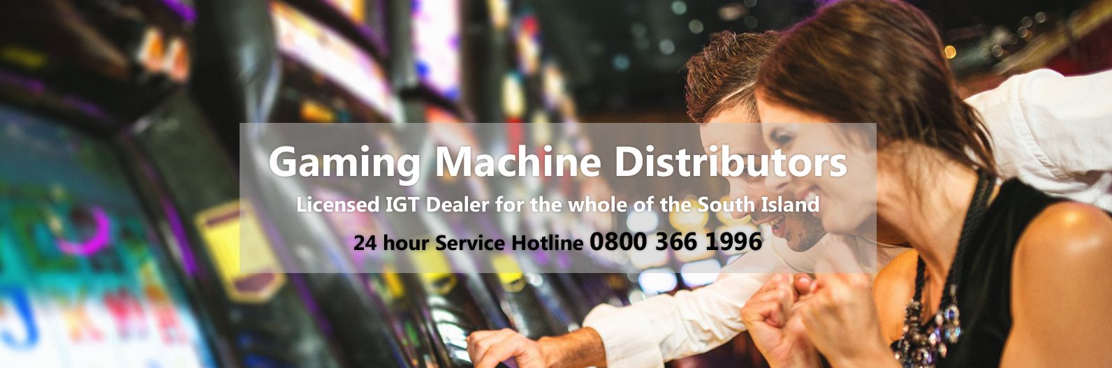 Gaming Machine Distributors Authorised IGT dealer for New Zealand